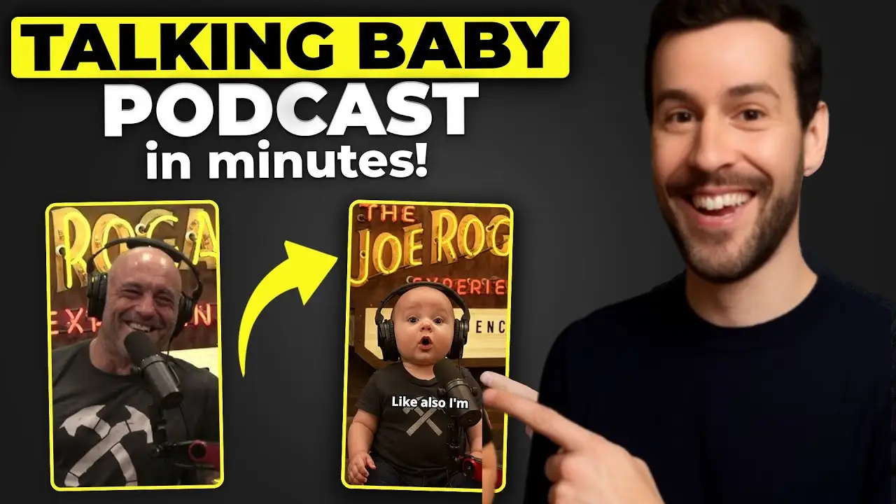 How to Make Trending Baby AI Animation Video & Podcast